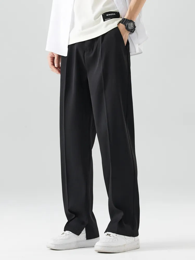 Heren Broek Recht Model Relaxed Fit Ademend Materiaal 5