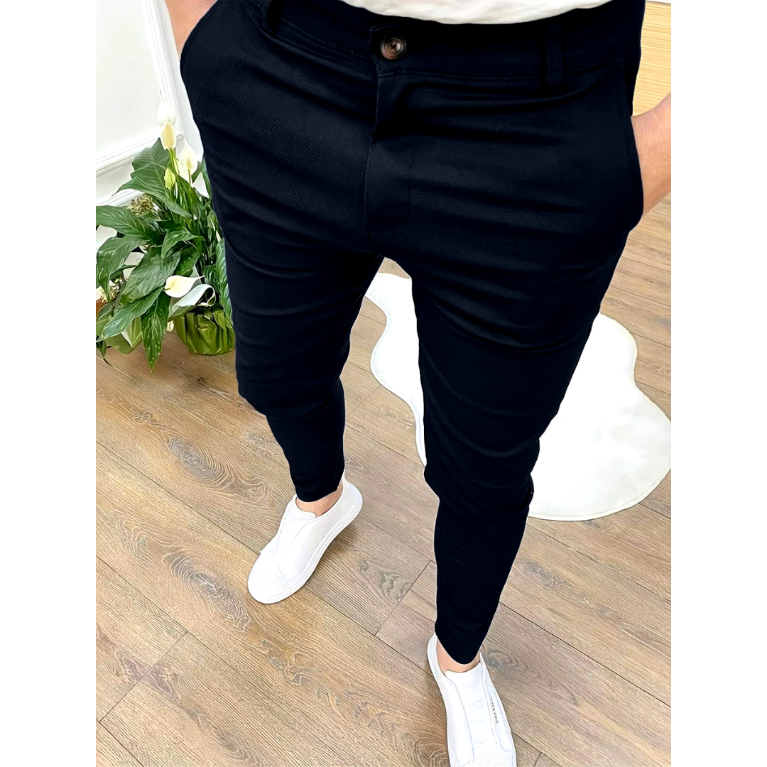 Heren Businessbroek Klassieke Snit 2