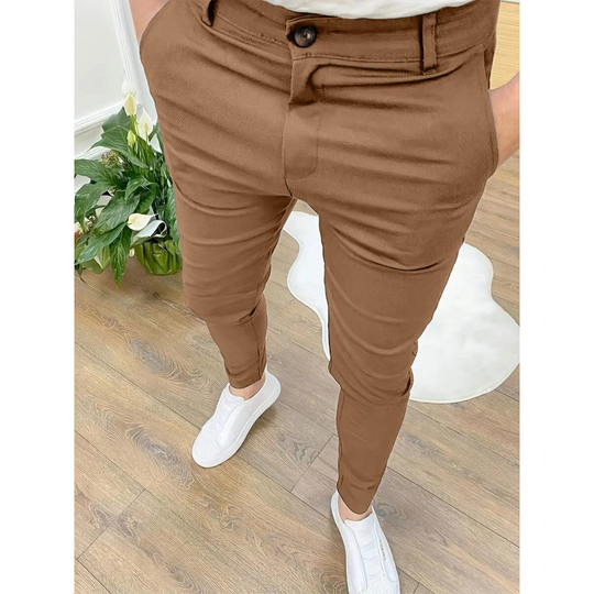 Heren Businessbroek Klassieke Snit 3