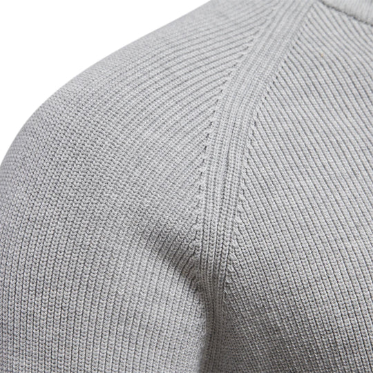 Heren Cardigan Zipper Casual Katoen Hoog Col 2