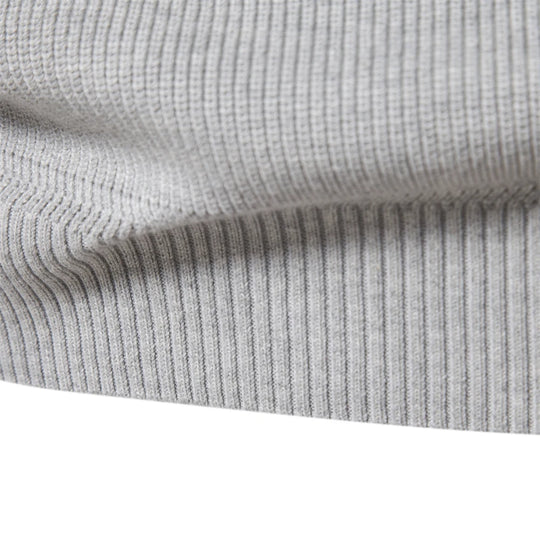 Heren Cardigan Zipper Casual Katoen Hoog Col 5