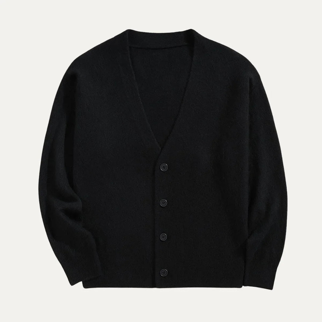 Heren Cardigan van Kasjmier met Knopen 4