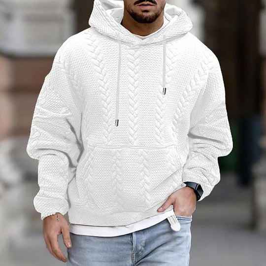 Heren Casual Hoodie met Kangoeroezak en Print 5
