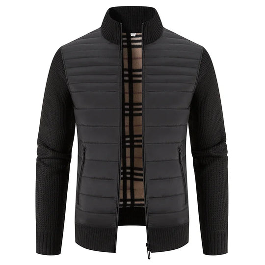 Heren Fleecejacka Kort Modern Design 0