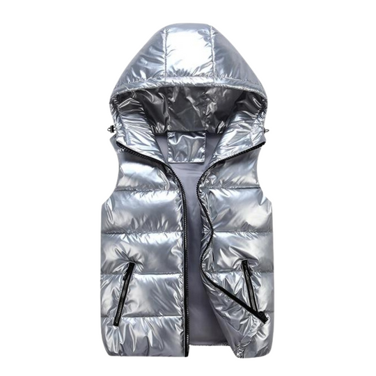 Heren Geïsoleerd Vest met Capuchon Casual Stijl 1