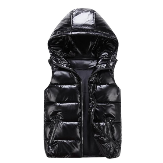 Heren Geïsoleerd Vest met Capuchon Casual Stijl 2