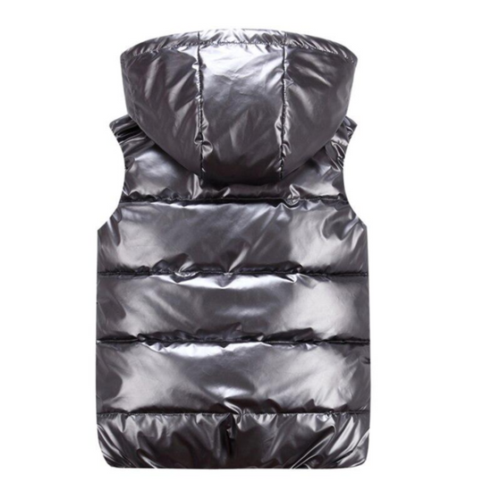 Heren Geïsoleerd Vest met Capuchon Casual Stijl 6