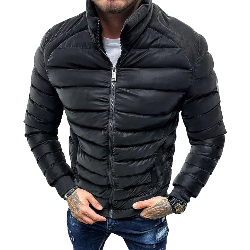 Heren Gewatteerd Jasje Modern 0