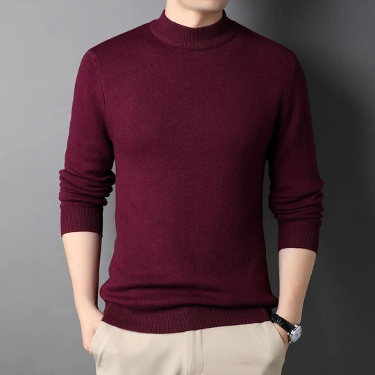 Heren Halvpolo Gebreid Slim-Fit Stijlvol 7