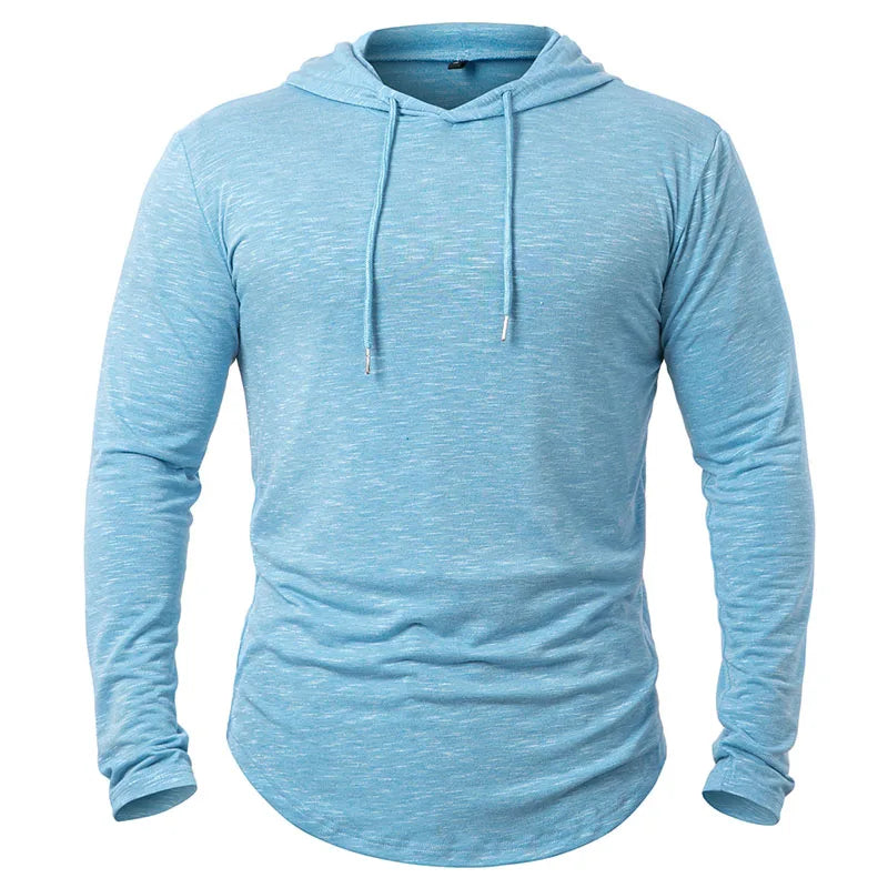 Heren Hoodie Lichtgewicht Ademend Casual Polyester Katoen 0