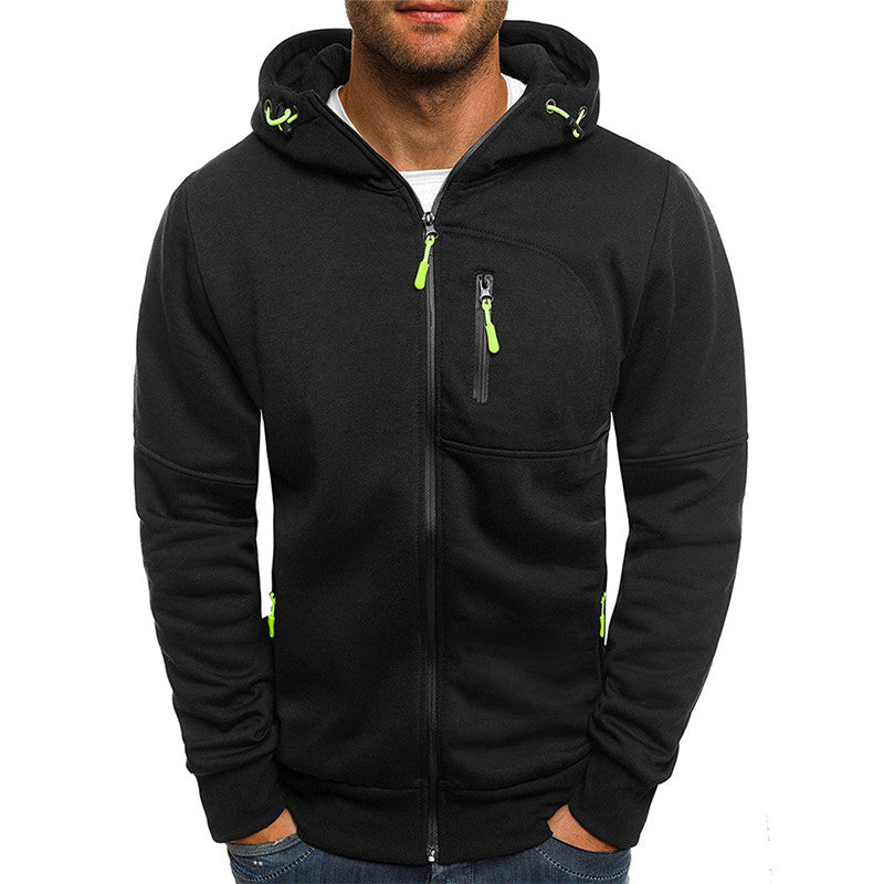 Heren Hoodie Met Cap Fleece Comfortabel Voor Casual Gebruik 11