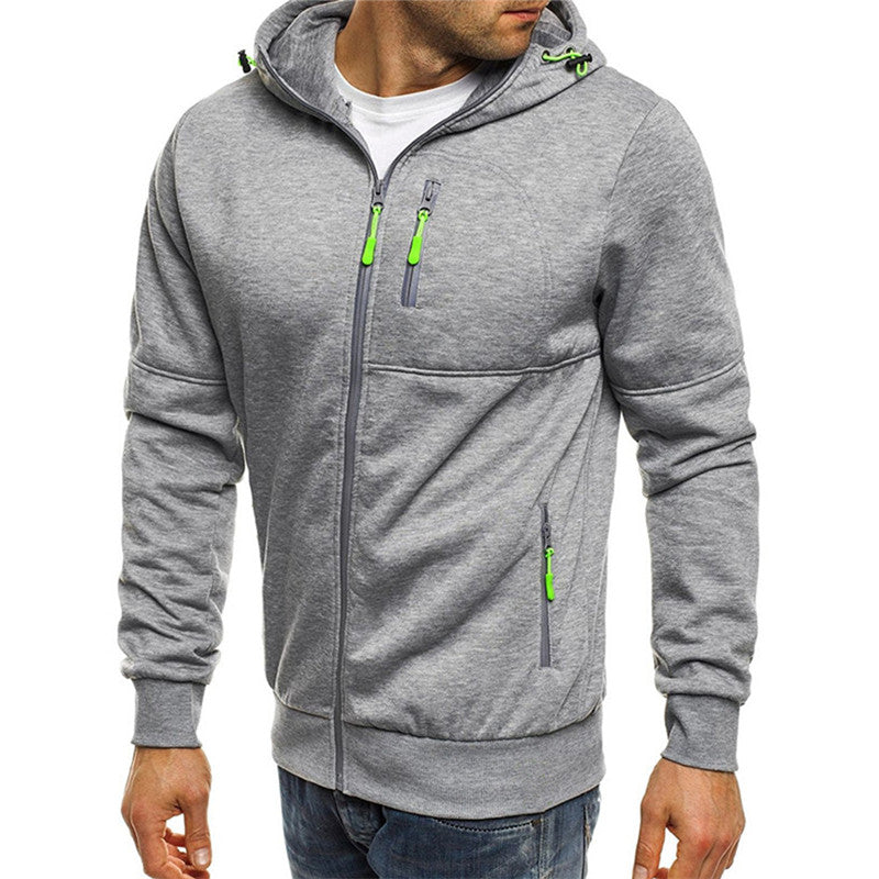 Heren Hoodie Met Cap Fleece Comfortabel Voor Casual Gebruik 13