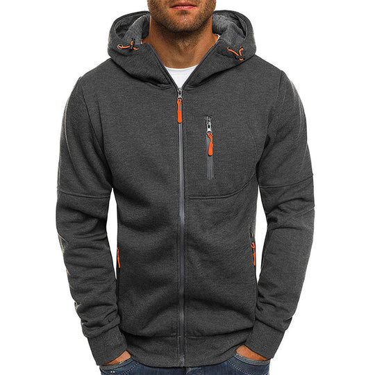 Heren Hoodie Met Cap Fleece Comfortabel Voor Casual Gebruik 9