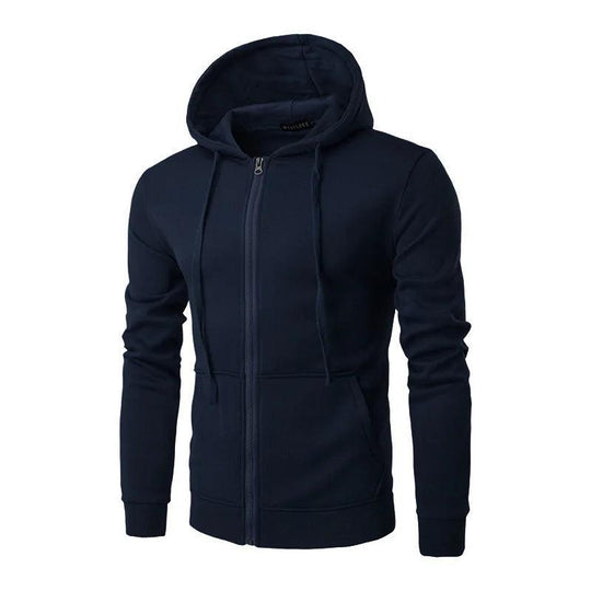 Heren Hoodie Met Capuchon en Rits Casual 2