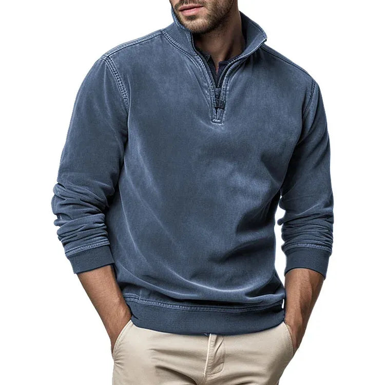 Heren Hoodie Vintage Stijl met Relaxed Pasvorm 1