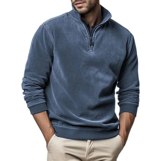 Heren Hoodie Vintage Stijl met Relaxed Pasvorm 1