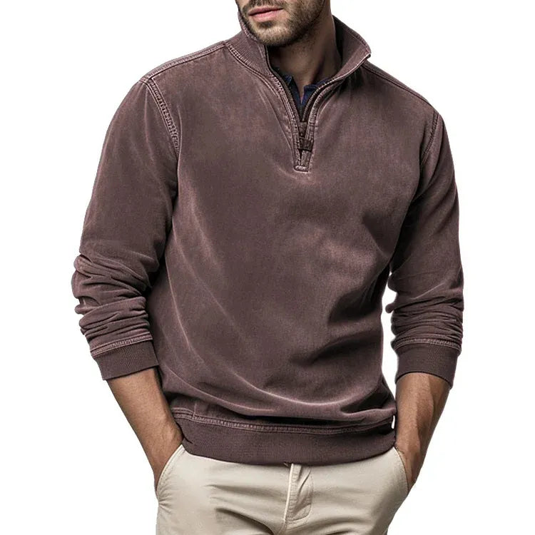 Heren Hoodie Vintage Stijl met Relaxed Pasvorm 3