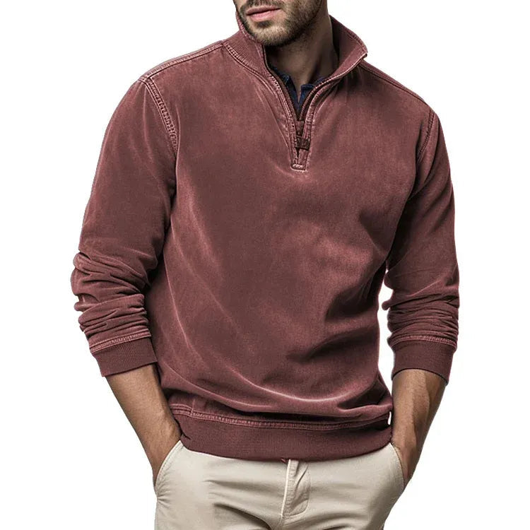 Heren Hoodie Vintage Stijl met Relaxed Pasvorm 6