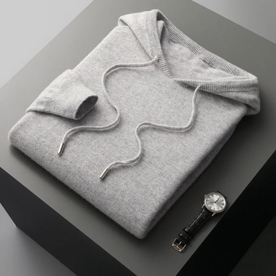Heren Hoodie van Merinowol voor Comfort en Stijl 12
