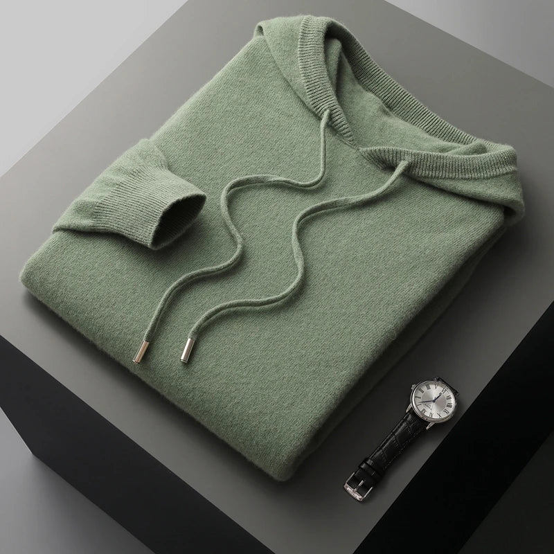 Heren Hoodie van Merinowol voor Comfort en Stijl 4