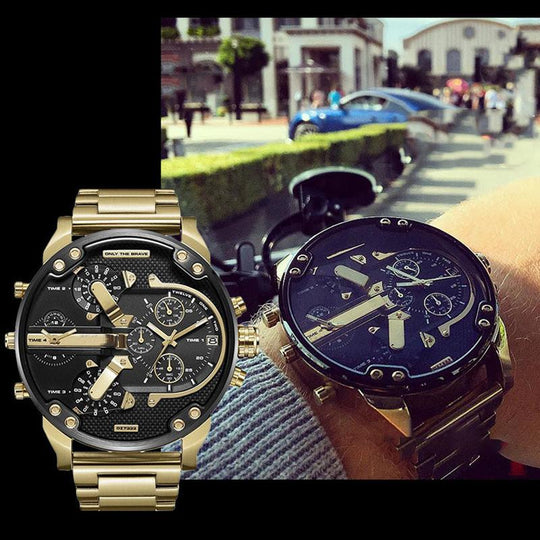 Heren Horloge Chronograaf Stijlvol met Waterbestendige Functies 6