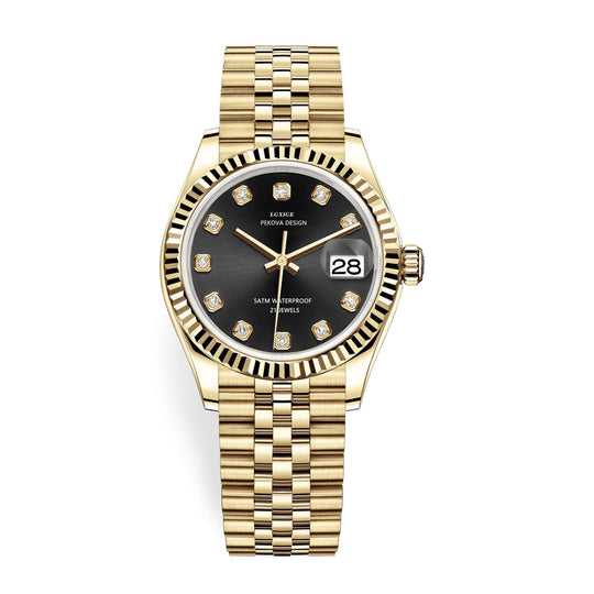Heren Horloge Klassiek Minimalistisch Design met Verstelbare Band 9