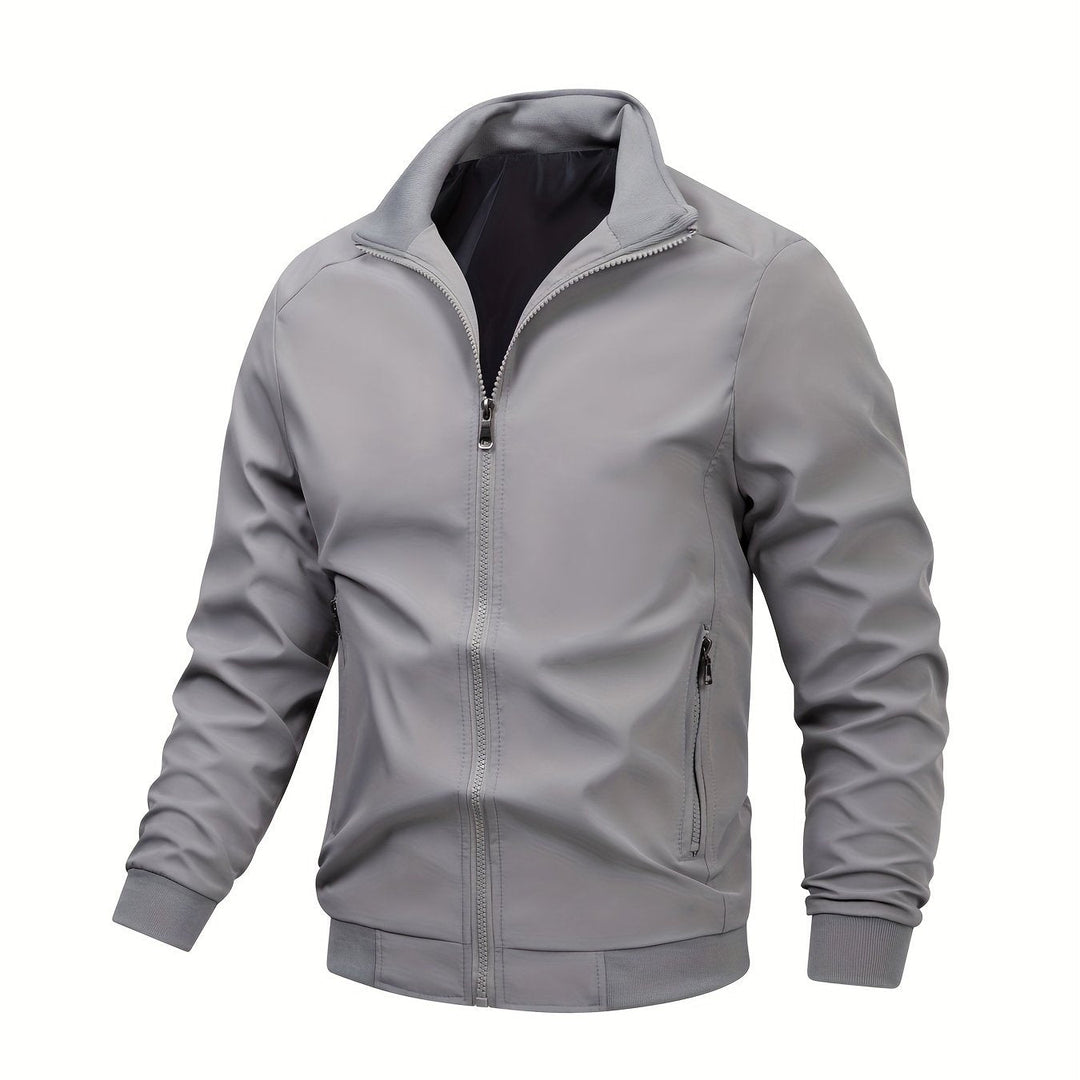 Heren Jack Zomer Casual Stijl Met Verhoogde Kraag 1