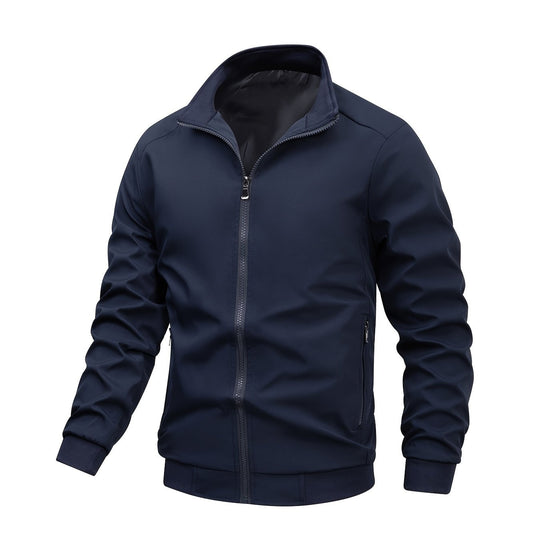 Heren Jack Zomer Casual Stijl Met Verhoogde Kraag 7