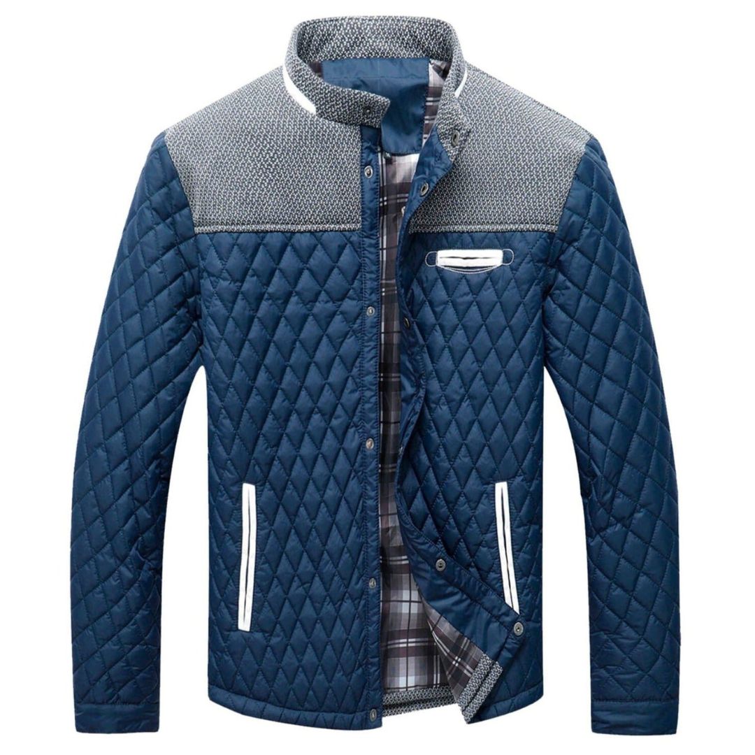 Heren Jacket Urban Stijl Met Gequilte Ontwerp 2