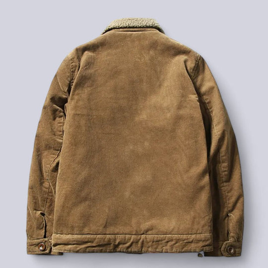 Heren Jas Corduroy Met Padded Binnenvoering Casual Katoen 2