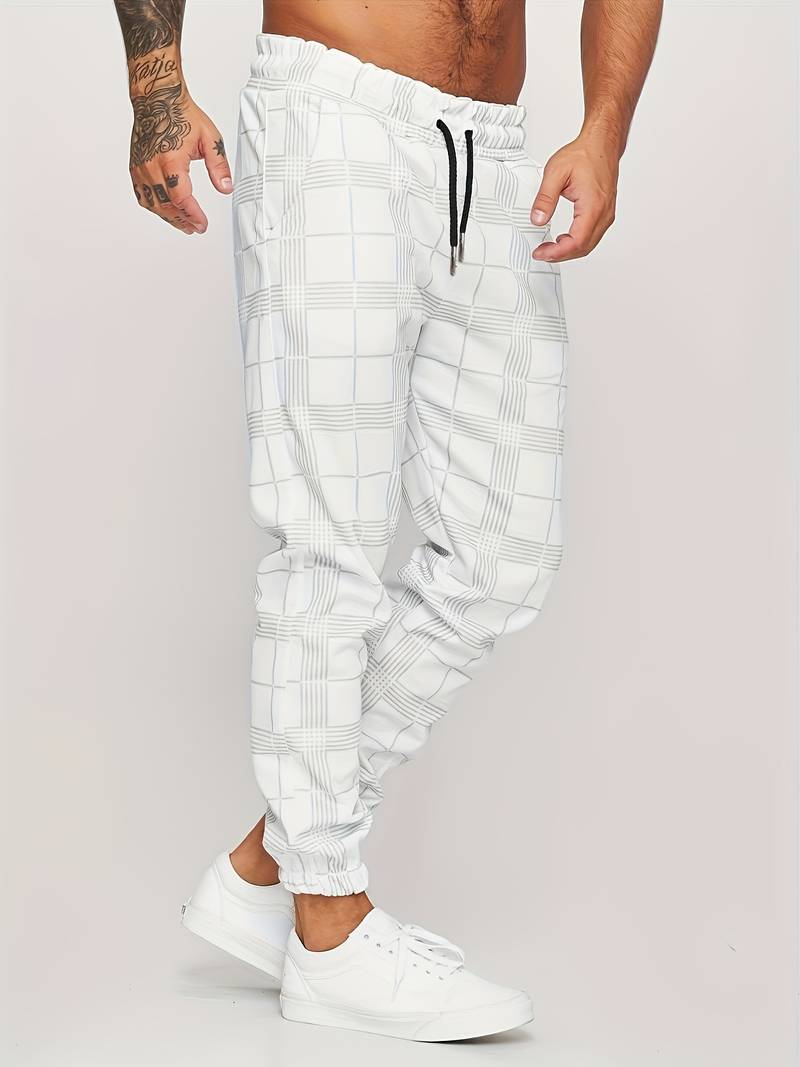 Heren Joggingbroek Casual Katoen met Elastische Tailleband 1