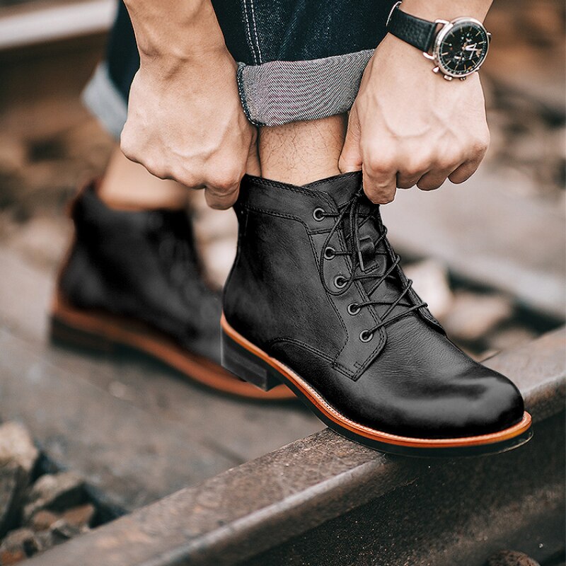 Heren Laarzen Modern Stijlvol voor Herfst en Winter 3