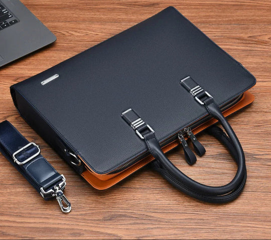 Heren Laptoptas Stijlvol met Ruim Interieur en Verstelbare Schouderband 1