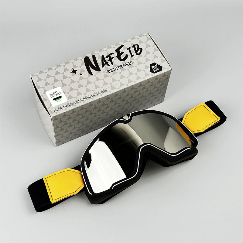 Heren Motorbril Retro Stijl 11