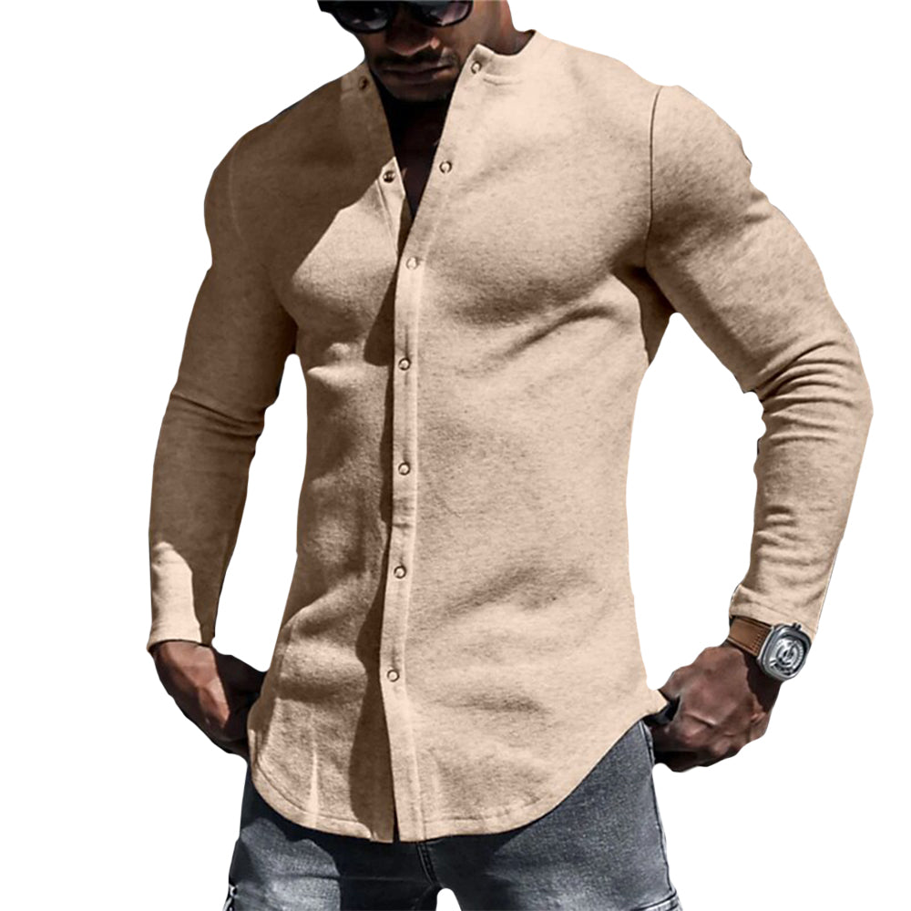 Heren Overhemd Ontspannen Stijl Casual 1
