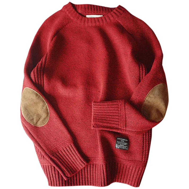 Heren Oversized Trui Gebreid Casual Winter Pullover 6