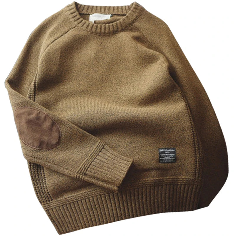 Heren Oversized Trui Gebreid Casual Winter Pullover 7