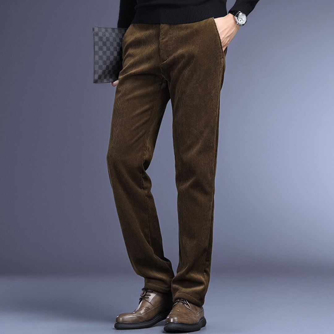 Heren Pantalon Corduroy Vierweg Stretch Katoen 7