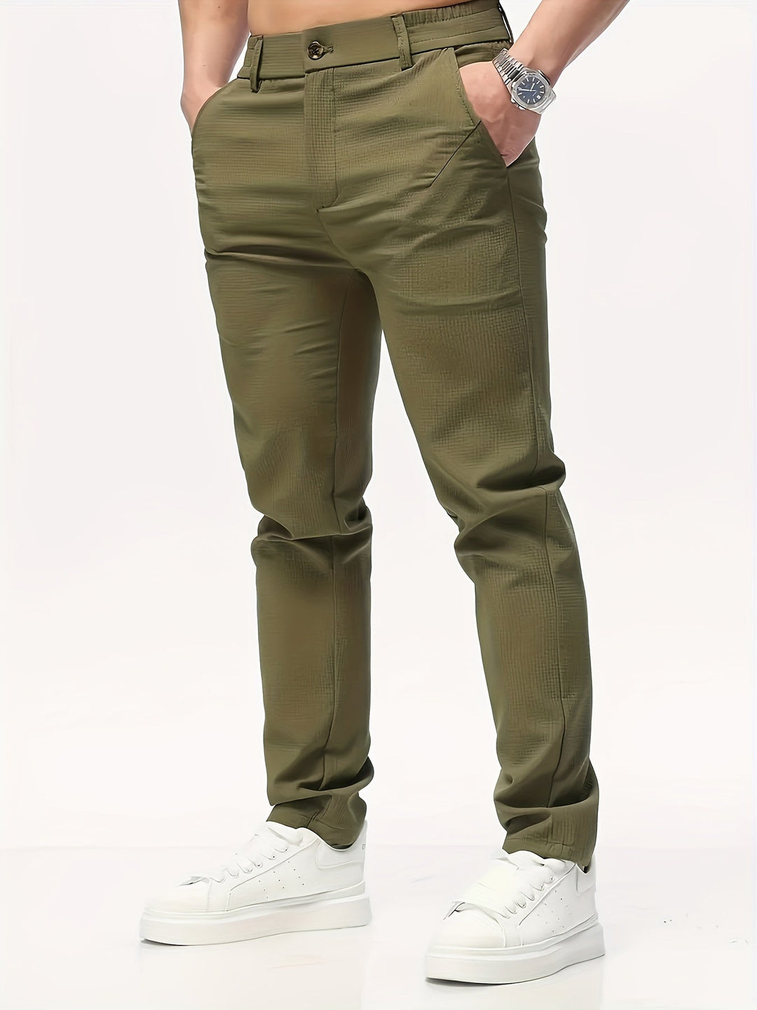 Heren Pantalon Klassiek Stijlvol voor Elke Gelegenheid 5
