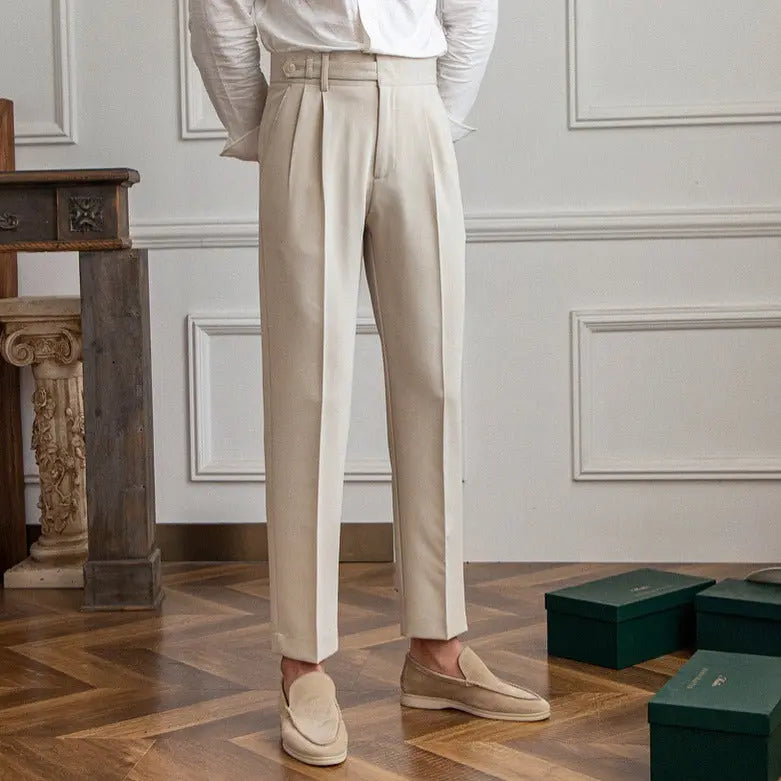 Heren Pantalon Klassieke Pasvorm Tijdloos Stijlvol 4