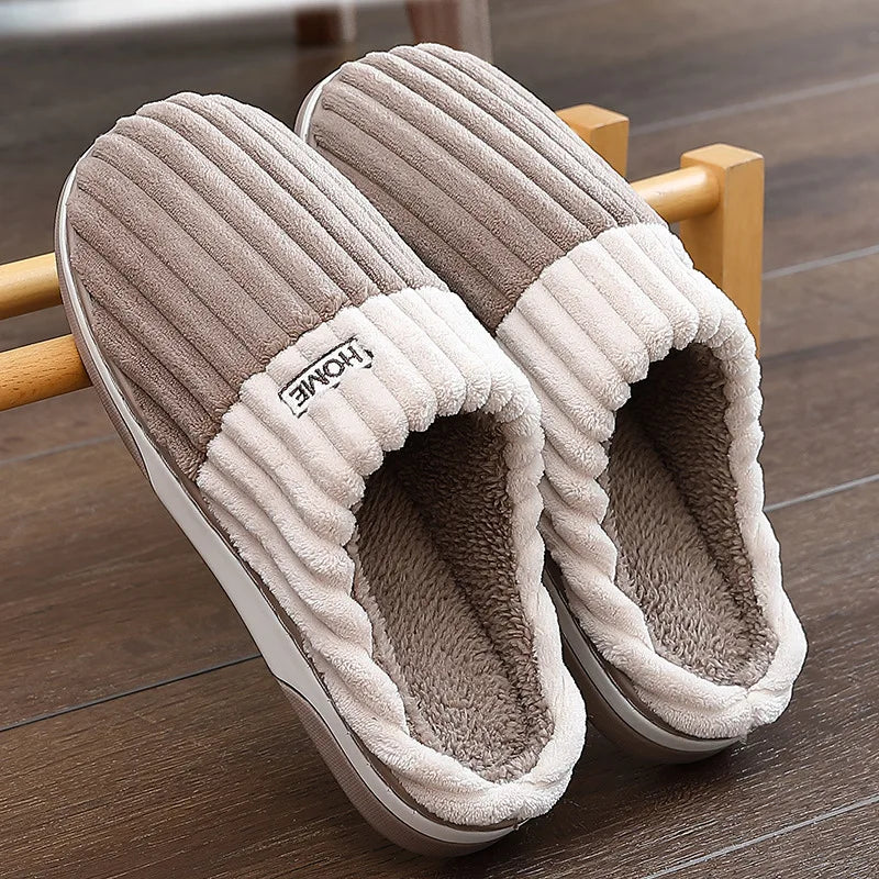 Heren Pantoffels Gestreept Comfortabel 2