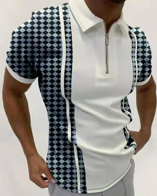 Heren Polo Shirt Met Omgeslagen Kraag 15