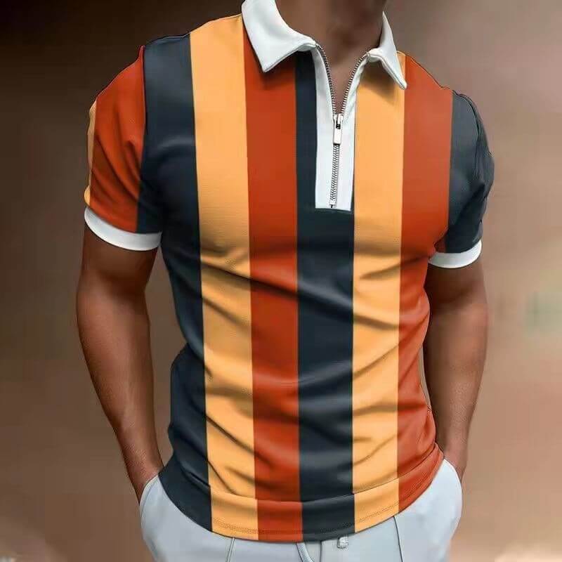 Heren Polo Shirt Met Omgeslagen Kraag 3