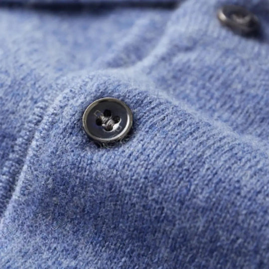 Heren Polo Trui met Ronde Hals en Ribbelmanchetten 2