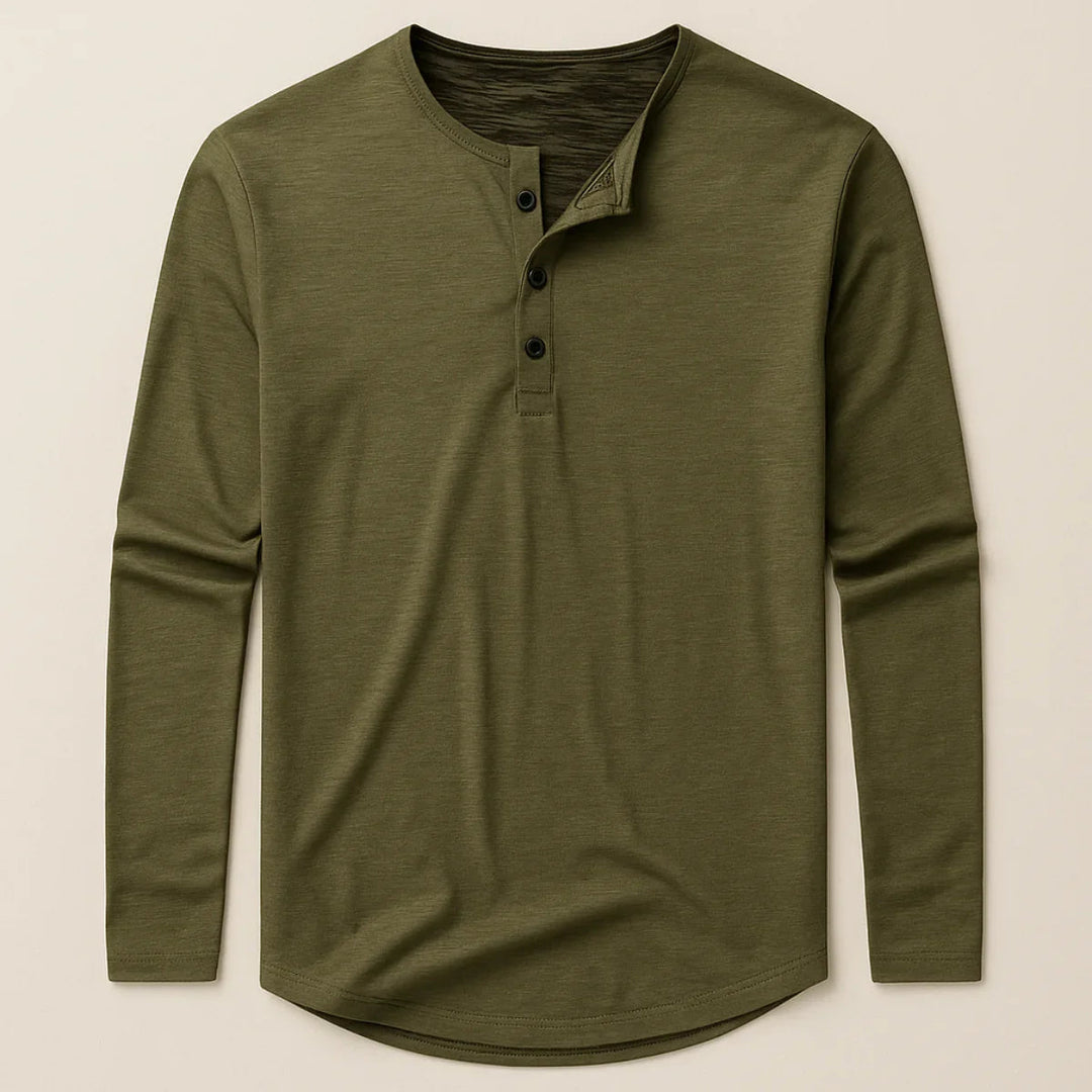 Heren Polo met Lange Mouwen Casual Stijl 5