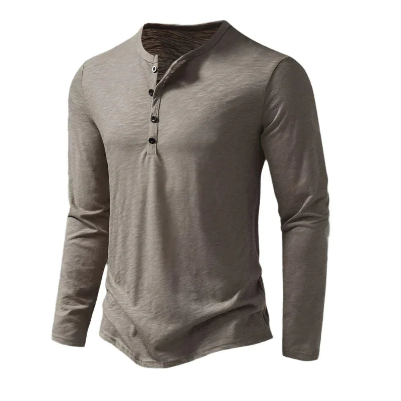 Heren Polo met Lange Mouwen Casual Stijl 8