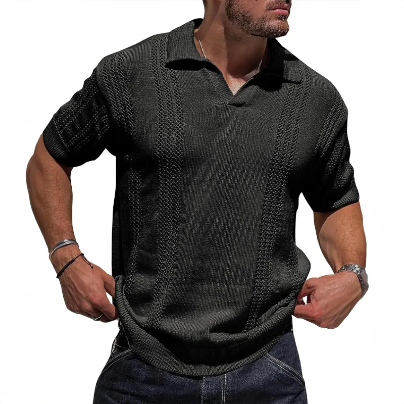 Heren Poloshirt Ademend Klassiek Voor Zomer 1