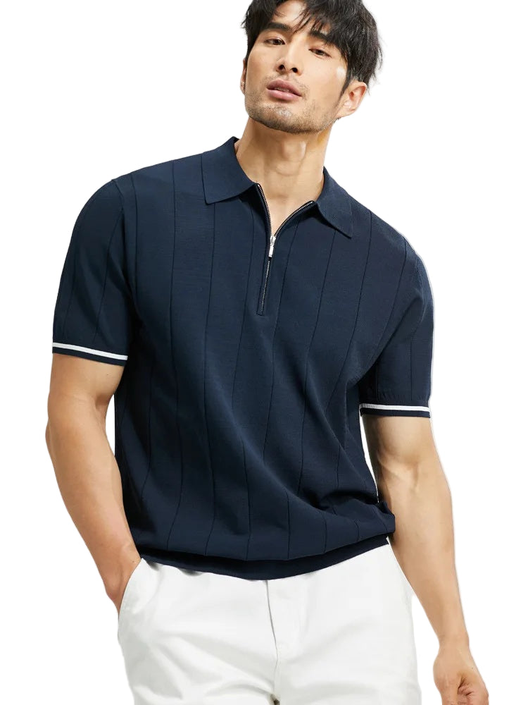 Heren Poloshirt Korte Mouwen Slanke Pasvorm Casual 0