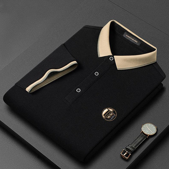 Heren Poloshirt Modern Fit Met Borduursel Casual Chic 5