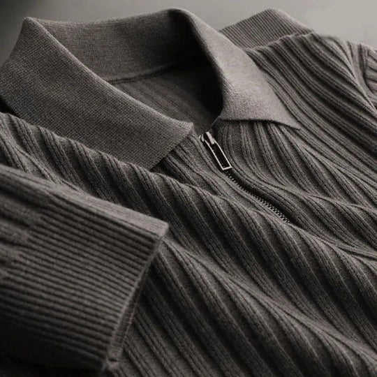 Heren Polotrui met Ritssluiting Casual Stijl 6
